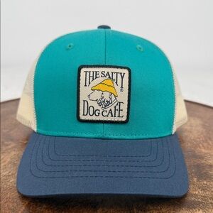 Salty Dog Cafe Hat Trucker Baseball Cap Mesh Snapback Youth Kids Hilton Head